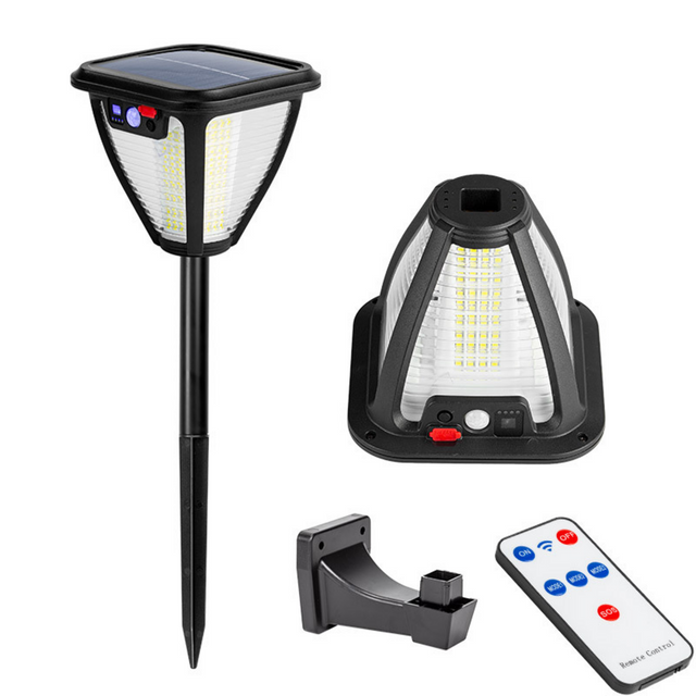 Factory Wholesale LED Powered Rechargeable ABS Solar Garden Light