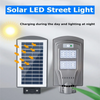 Induction Garden Solar LED All In One Outdoor Street Light With PV Panel
