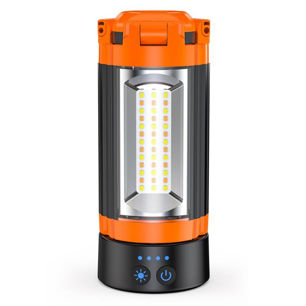 Multifunctional Outdoor Rechargeable Camping Lantern Work Light with 360 Degree Stand