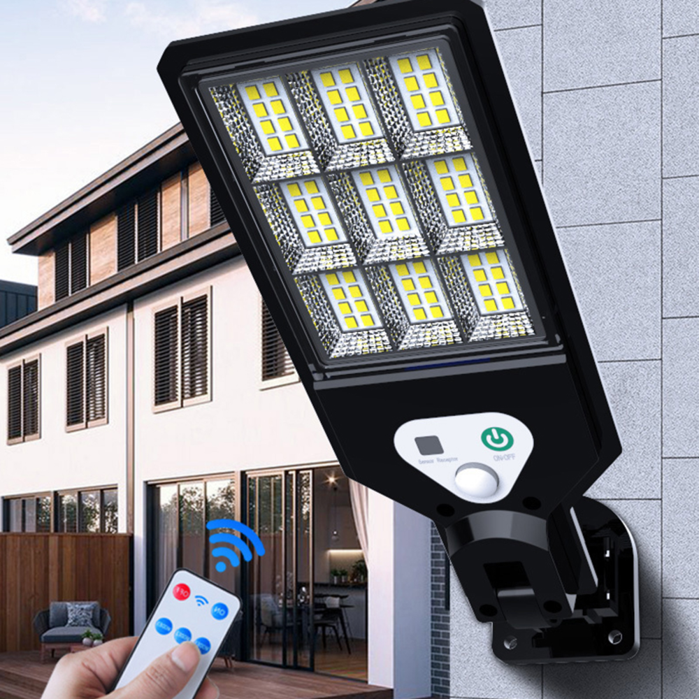 2024 Led Solar Fence Wall Light with Smart Sensor Outdoor Garden Yard Lamp