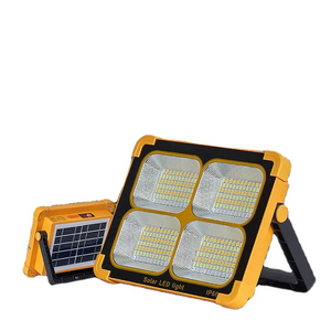 IP65 Waterproof Rechargeable Outdoor 100w Portable Multifunctional Solar Flood Light with Phone Charging