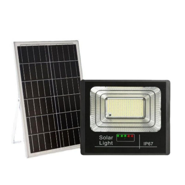 IP65 Waterproofing 1000w Bifacial Double Side Panel Solar Flood Light 