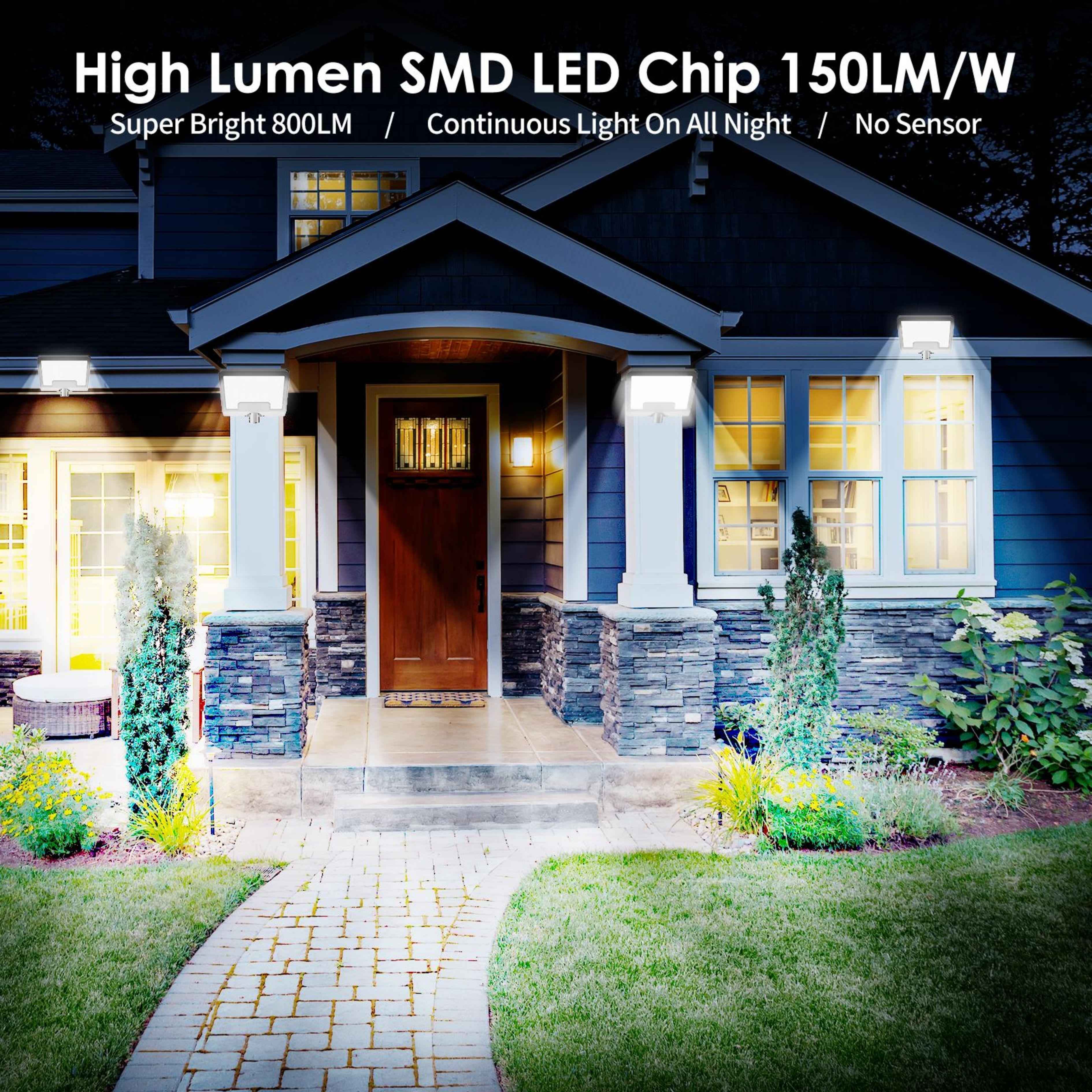 2024 High Lumen Super Bright Split Type Solar Garden Wall Light with 3 Meter Cable for Installation in Stock Fast Deliver