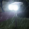 Multiple Installation Methods Solar Spotlights Waterproof LED Lawn Light Angle Adjustable Yard Outdoor LED Solar Garden Light